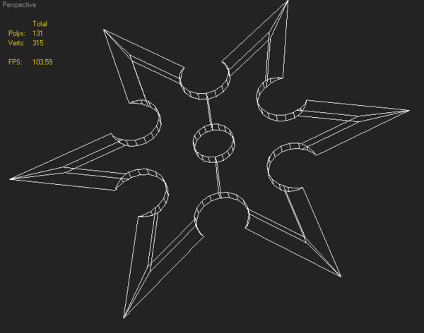 3ds max shuriken star - Shuriken by WildRaNgo